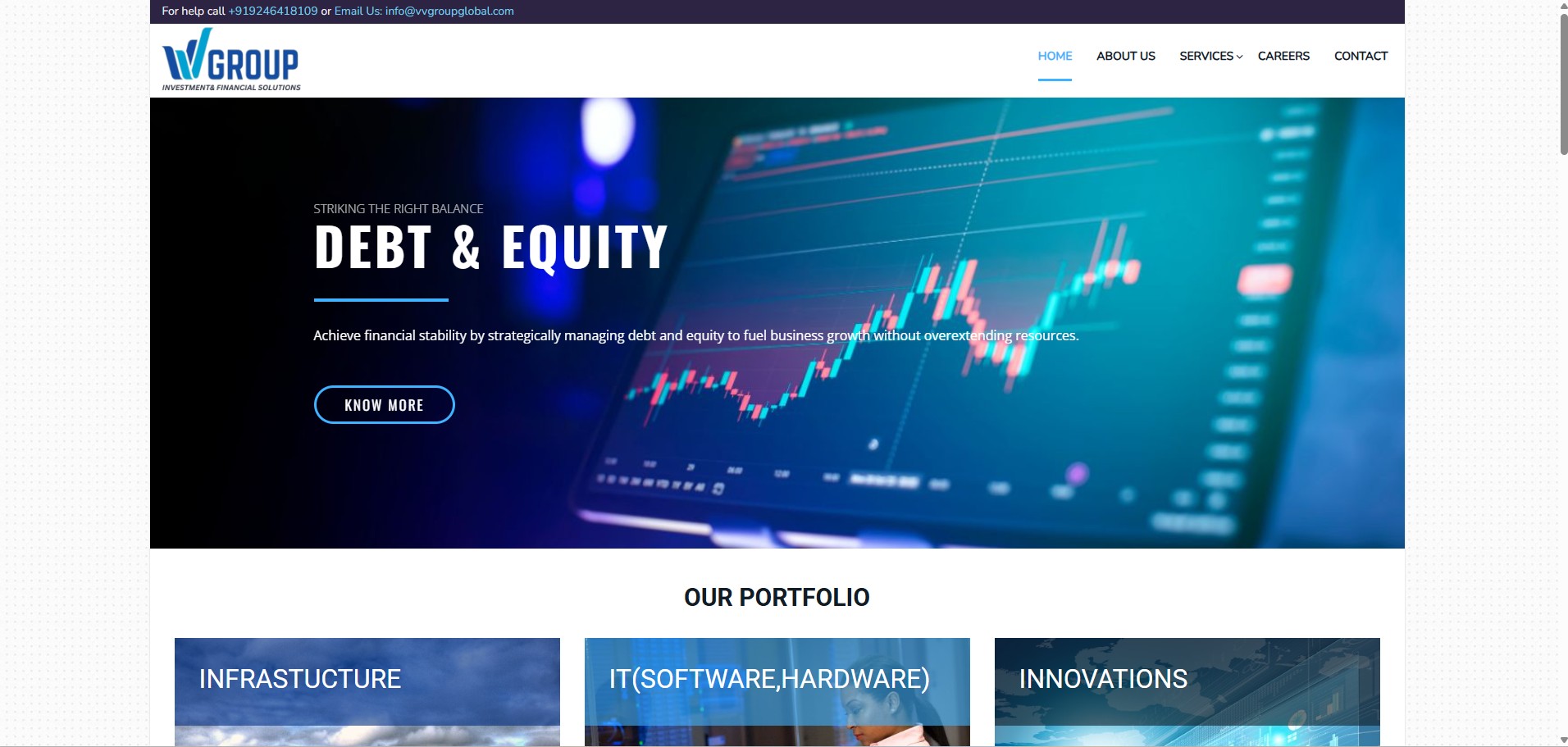 VVGROUPGLOBAL — Website Designing In Hyderabad RedMinds