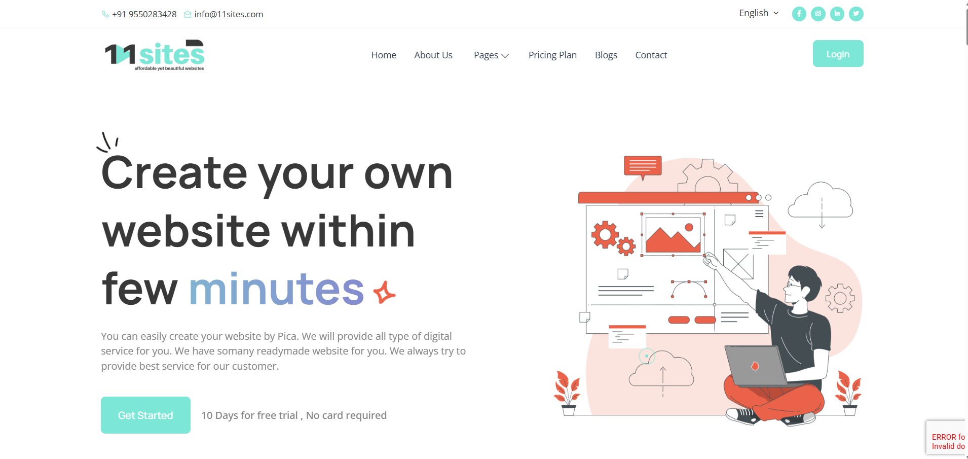11SITES — Website Designing In Hyderabad RedMinds